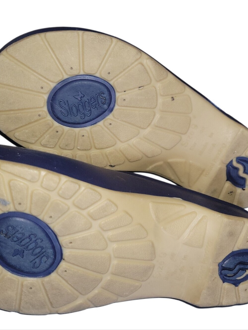 Sloggers Women's Navy Blue Slip-On Waterproof Garden Clogs Sz US 9 EU 40 - Picture 7 of 8